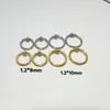 Anillo de Bola de Acero Inoxidable 316L de Alta Venta Transfronteriza Antialérgico Anillo para la Nariz Joyería para Piercings Corporales Venta al por Mayor