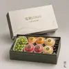 Caixa de Presente de Frutas de Luxo Lembrança Empresarial Caixa em Formato de Livro Personalização por Desenho Caixa de Presente de Alta Qualidade Embalagem Ecológica