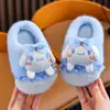 Pantuflas de algodón para padres e hijos, felpa gruesa, antideslizantes, cálidas para el hogar en otoño e invierno, disponibles para dropshipping