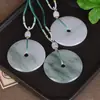 Seda Dourada Natural de Xinjiang Jade Verde Tianshan Fivela Ping An Pixiu e Outros Pingentes para Homens e Mulheres Acessórios de Pingente Presentes de Nicho