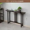Nova Mesa Console de Entrada Estilo Chinês, Mesa Lateral Moderna Minimalista para Sala de Estar, Armário Console de Entrada Inspirado em Zen, Mesa Estreita de Oferta para Entrada