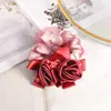 Acessório de Cabelo Flor de Cabelo para Mães Temperamento Acessórios de Cabelo Sentido Avançado Elástico de Cabelo Elástico de Cabelo para Mulheres Prendedor de Cabelo Bola de Cabelo Coque de Cabelo Cor Intestino Grosso Anel de Cabelo