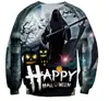 Suéter Divertido de Halloween con Elementos de Dibujos Animados para Hombres y Mujeres Transfronterizo, Suéter Festivo, Tops con Estampado 3D de Terror para Niños