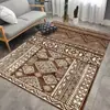 Tapete Listrado Simples para Sala de Estar, Tapete Resistente a Manchas Transfronteiriço para Quarto, Tapete Grande para Sofá e Mesa de Centro Atacado