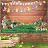 Tapeçaria de Páscoa quente transfronteiriça Amazon Cute Rabbit Egg Tapeçaria Quarto Fundo Pendurado Pano para Personalização de Figura