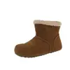 Botas de nieve cortas feas lindas de celebridad de internet para mujer invierno 2026 nuevas de fondo plano con felpa engrosada zapatos tipo Birkenstock zapatos de algodón cálidos estudiante