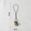 Estilo Coreano Estilo Bosque Artístico Tela Hecha a Mano Diversa Colgantes de Animales Llavero Creativo para Bolsos Venta al por Mayor