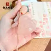Pingente de Lótus de Jade Afegão Natural Rosa Lado Único Buda Maitreya, Colar com Pingente de Buda Barrigudo Verde e Branco Atrai-Fortuna