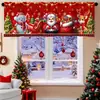 TEMU Gran Venta Decoración de Cortinas Cortas de Navidad Impresión Digital Cortinas Cortas de Navidad Sala de Estar Estudio Media Cortina