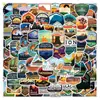 100 hojas Parques Nacionales de Naturaleza Parques Nacionales Servicio Forestal pegatinas impermeables refrigerador cuaderno removibles