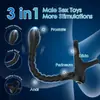 Anel Vibratório Controlado por App Johnson's Segunda Geração, Masturbador Vibratório Compartilhado Masculino e Feminino, Plug Anal, Brinquedo Sexual Adulto Gay
