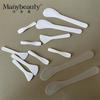 Mini cuchara para mascarilla en forma de palo, cosmética blanca, extractor de crema para ojos, aplicador de crema con recubrimiento de plástico, molde de cuchara en palo