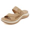 4003-5 Nuevas Sandalias Cuadros Casuales Primavera y Verano 2025 para Mujer Chanclas Antideslizantes de Playa para el Mar Suela Gruesa