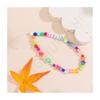 Cadena para teléfono móvil de cinco estrellas con forma de corazón de acrílico colorido, cordón antipérdida corto a la moda para llaves de mujer. Fabricantes de cordones.