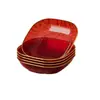 Plato para Escupir Huesos de Plástico PET Cuadrado Transparente Plato para Frutas Hogar Restaurante Plato para Frutas Plato para Snacks Mesa de Comedor Plato para Basura Plato