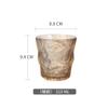 Celebridade da Internet Padrão Geleira Vidro Alto Valor Estético Caneca de Café Feita à Mão Espessado Copo de Vinho Whisky Copo Estilo Japonês Doméstico Padrão Martelo