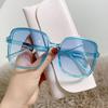 Gafas de sol adelgazantes de montura cuadrada para mujer, protección UV, nuevas gafas de moda estilo coreano para hombre, gafas de sol redondas estilo callejero Ins