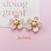 Acessórios de joias de flores de pérolas mais vendidos, roupas de diamante, acessórios de cabelo, sapatos com buracos, acessórios de material faça você mesmo