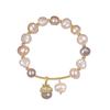 Pulsera de Gato de Perla de Agua Dulce Alienígena para Mujer, Diseño con Sentido, Retro, Hecha a Mano con Cuentas, Estudiante, Novia, Pulsera de Perla de Agua Dulce