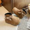 Botas Chelsea de Camurça Estilo Coreano para Meninas 2026 Outono/Inverno Nova Moda Merade Chic Botas Birken para Crianças Médias e Grandes Botas Curtas