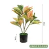 Atacado spot combinação de plantas verdes artificiais floreira externa departamento de vendas de rua comercial calha de flores decoração de janela quadrada