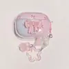 Adecuado para Condiciones de Agua Débil, Colgante de Mariposa y Flor de Dibujos Animados DIY, Clip para Oreja Abierto, Estuche Protector Bluetooth para Auriculares