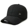 Boné de Baseball com Veludo Plus para Pessoas de Meia-Idade e Idosos, Inverno ao Ar Livre Quente à Prova de Vento Proteção Auricular Casual para Pai Avô Boné Bico de Pato
