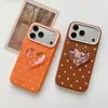 Capa de Celular Silicone Coração Areia Líquida Bolinhas Maçã Compatível com iPhone 17 Pro Max/16 Huawei Xiaomi 15