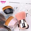 Pincel para pó de unha, pincel com cabeça de cogumelo dourado, pincel solto para pó, pincel para blush, pincel de maquiagem, ferramenta de bancada