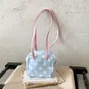 Mini Bolsa Pequeña para Mujer 2026 Nuevo Estilo Moderna Otoño Casual Moda Súper Caliente Bolso de Hombro de Lunares Bolso de Axila de Nicho