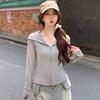 H829 Rosa Verano Exterior Seda de Hielo Ropa con Protección Solar Nueva Anti-UV Parasol Ropa Ligera para la Piel Ropa con Protección Solar