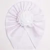 Novos Chapéus Canelados para Bebês Estilo Europeu e Americano, Turbantes Florais para Crianças, Chapéus de Proteção para Moleira, Chapéus Finos para Bebês Meninas