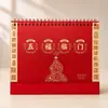 Calendario Año de la Oveja 2027 en Stock Calendario de Escritorio para Registro de Autodisciplina Estudiantil Personalizable Oficina Planificador Sencillo Logo Imprimible para Empresas