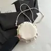 Bolso retro minimalista para mujer, nuevo modelo otoño 2026, elegante y con estilo, bolso de hombro para llevar bajo el brazo, bolso redondo pequeño de moda para el día a día