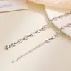 Pulsera de acero de titanio de moda simple de venta caliente transfronteriza, cadena Figaro con baño de oro de 18k, variedad de joyería de pulsera de acero inoxidable