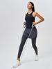 Traje de yoga moldeador Naked Sense, nuevo, con almohadilla para el pecho, cintura ajustada, camiseta sin mangas para adelgazar, D25057