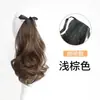 Peluca de Pelo Corto Rizado con Rizos de Flor de Pera y Cola de Caballo con Pinza para Mujeres, Estilo Corto Elegante para Mujeres Menudas, Nueva Peluca de Pelo Rizado Esponjoso Estilo Chino Fácil de Usar para Mujeres