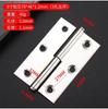 Bisagra Pequeña de Acero Inoxidable para Ventana Batiente Gabinete Bisagra Silenciosa Miniatura Puertas y Ventanas de Dormitorio Baño Plegable Engrosado