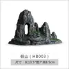 Aquário Paisagismo Rochoso Pedra de Paisagismo Decoração Grama Aquática Cinza Simulação Pedra de Dragão Caverna de Fuga Pacote de Decoração