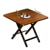 Mesa Dobrável Mesa de Jantar Mesa Pequena Doméstica Mesa Redonda Simples Casa de Aluguel Barraca Portátil Externa Jantar Mesa Quadrada