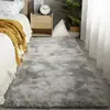 Alfombra Gruesa y Suave para Dormitorio, Alfombra de Mesita de Noche Moderna y Resistente a Manchas, Adecuada para Ventana, Balcón, Sala de Estar y Cobertura de Habitación Completa, Alfombra de Lana de Seda