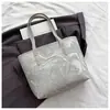 Bolsa Feminina Grande com Textura Estilo Coreano para o Dia a Dia, Nova Bolsa de Ombro Primavera 2026, Bolsa Tote Feminina, Bolsa de Mão Estilo Simples