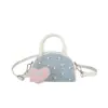 Bolsa Fashion e Estilosa 2026 Novo Modelo Tendência Mini Bolsa Bowling de Pérolas para Meninas Bolsa Transversal Fashion Bolsa Tendência para Mulheres