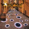 Pegatinas de suelo para decoración de ambiente de Halloween, sala de escape de centro comercial, juego de misterio de asesinato, diseño de escena de fiesta de tienda, pegatinas de pared de calabaza