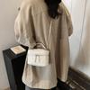 2025 Otoño Nueva Moda Bolso Casual Bolso Bandolera de Cadena Rómbica Simple para Mujer Casual Portátil para Viajes al Trabajo Bolso Balde