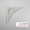 Decoración de Techo de Flores de Esquina Estilo Europeo, Diseño de Pared de Fondo Tallada, Adorno de Muebles Hueco de PVC, Retro Estilo Chino de PU