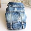 Roupas para Pet 2018 Primavera e Verão Novo Colete Jeans Rasgado Roupas para Pet Urso Feijão Cachorro Teddy Roupas Primavera e Verão