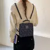 Mochila floral versátil super popular, moda nicho para o dia a dia, novo modelo feminino retrô de outono para a faculdade 2026
