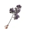 Flores Artificiais de Pinheiro Roxas de Alta Qualidade e Plantas Verdes para Sala de Estar Decoração Realista, Decoração de Casamento, Uso Externo