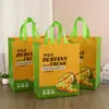 Bolsa de Mano No Tejida de Durazno Personalizada Bolsa de Embalaje Especial para Regalo de Durazno de Tienda de Frutas Bolsa de Embalaje para Tienda de Frutas